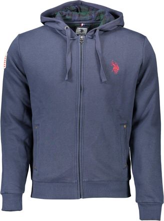 U.S.Polo Association Blauwe Katoenen Heren Sweatshirt