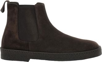 Common Projects Brown Suede Chelsea Boots