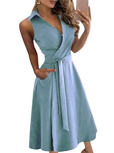 Robe Longue Soirée Femme En Dentelle Et Mousseline - Style élégant Sans Manches - Pour Mariage, Cocktail, Plage