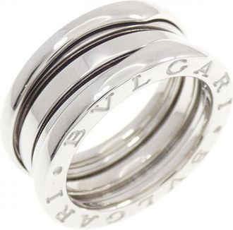 Bulgari White Gold White Gold (18K) Band Ring (Pre-Owned)