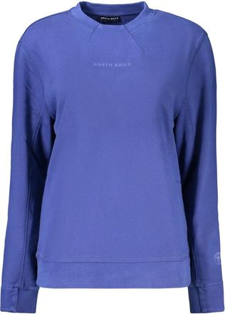 North Sails Hoodies & sweatvesten, Dames, Blauw, XL, Crew Neck Sweatshirt