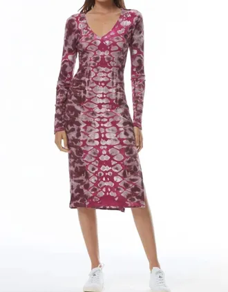 Young Fabulous & Broke Peyton Dress In Winter Berry