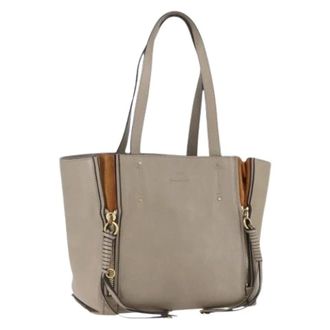 Chlo&eacute; Pre-owned Tote Bags, female, Beige, Size: ONE SIZE Pre-owned Tote Bag