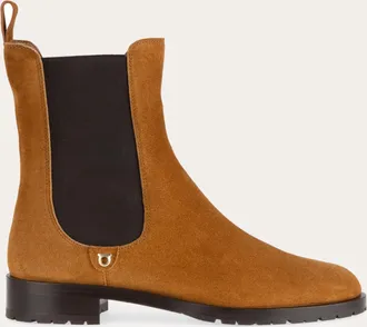 Ferragamo Women Chelsea boot Brown Size 10.5
