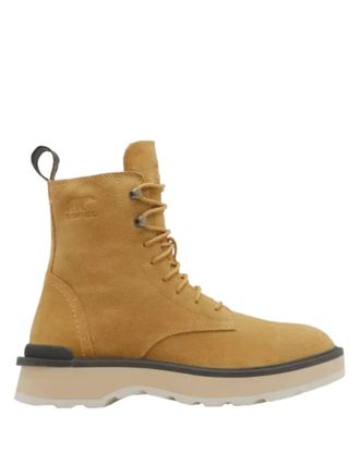 Sorel Hi-Line Lace Boot In Geo Yellow, Jet