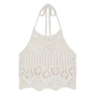 Alanui Lagoon Romance Crochet Top
