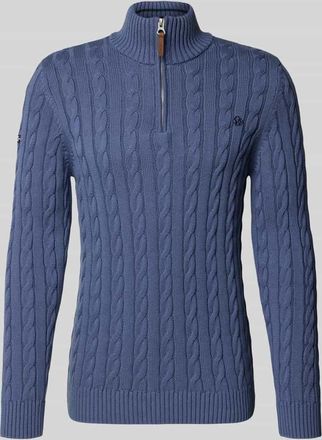 Superdry Strickpullover aus reiner Baumwolle in Marine, Gr&ouml;&szlig;e XXL