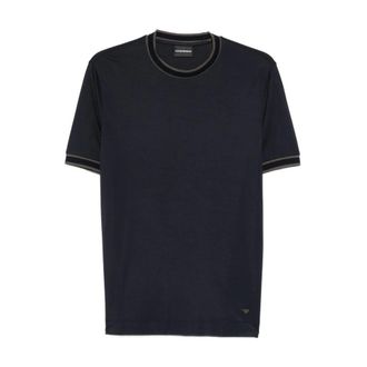Emporio Armani Logo T-shirt - Heren - T-shirts - Blauw - 2XL - Tops