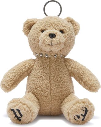 Palm Angels Bear keyring - men - Metal/Polyester - One Size - Brown