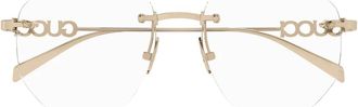 Gucci Optical Frame - unisex - Brillen - Geel - 54 MM - Accessoires
