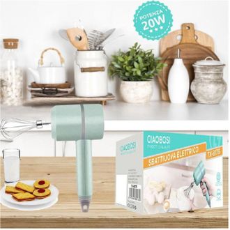 Trade Shop Trade Shop - Sbattiuova Sbattiuovo Panna Sbatti Uova Elettrico 20w Ricaricabile Usb Tx-8176