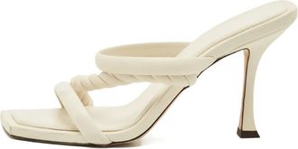 Jimmy Choo London Sandali Diosa con fascia attorcigliata - Toni neutri