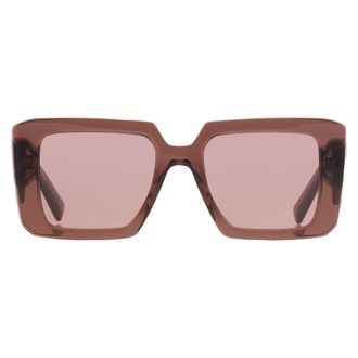 Prada Light Brown Square Ladies Sunglasses PR 23YS 17O60B 51