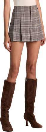 Alice & Olivia Alice + Olivia Scarlet High-Rise Flutter Short