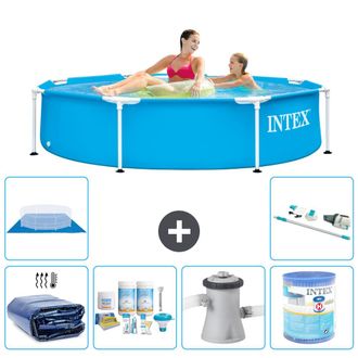 Intex Piscina Con Estructura Redonda - 244x51 Cm - 7-piezas S41448