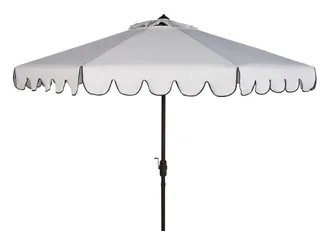 Safavieh Sombrilla de metal, blanco