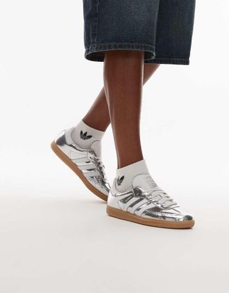 adidas Originals Samba OG - Sneakers argento metallizzato