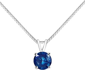 House of Brilliance Haus Of Brilliance 14K 0.25 Ct. Tw. Lab-Grown Diamond Pendant Necklace