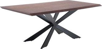 Oresteluchetta Mesa fija imitación madera negra cm. Al.76 x p.100 x l.200