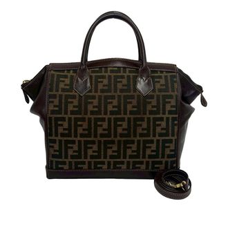 Fendi Pre-owned Fendi Zucca Canvas Satchel Ladies RHJV38KZ9KVVWPG0