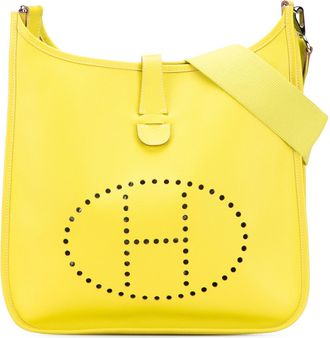 Hermès Pre-owned Womens Evelyne Shoulder Bag - Yellow Leather - One Size