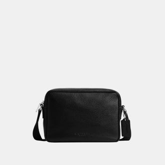 Coach Mens Colton Crossbody Bag 25 - Black Leather - One Size