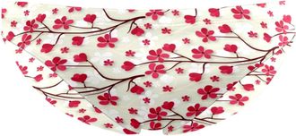 Generic Beautiful Cherry Blossom Pattern Pink Mens Bikini Swimwear Personalized Swim Briefs Bathing Suit Swimsuit