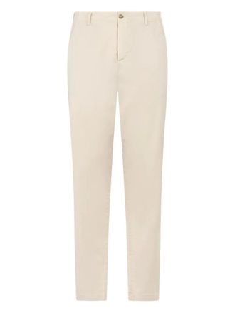 Boglioli garment-dyed trousers - White