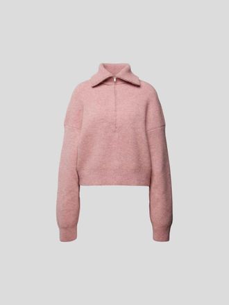 Nanushka Troyer mit gerippten Abschl&uuml;ssen in Pink, Gr&ouml;&szlig;e L