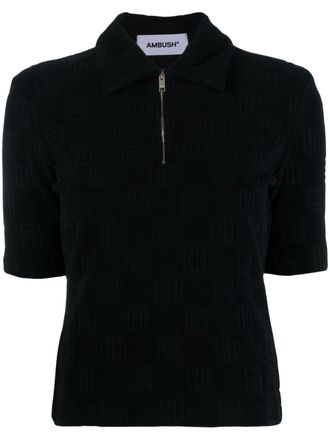 AMBUSH Polotop met monogram - Zwart