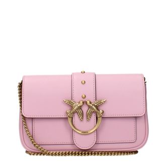 Pinko Pinko Amore Donnas Borse a tracolla in pelle rosa
