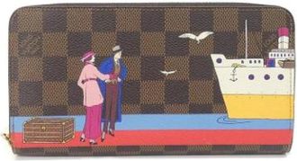Louis Vuitton Pre-owned Wallets, female, Brown, Size: ONE SIZE Pre-owned Long Wallet (bi-fold)