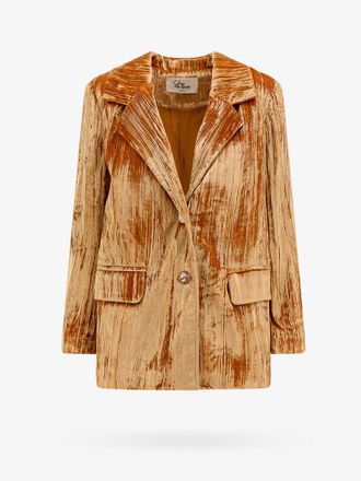 Sleep No More Cloqu&eacute; velvet pajamas blazer - SLEEP NO MORE - gender_Woman