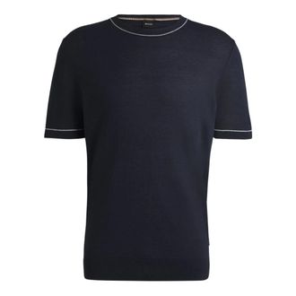 HUGO BOSS Uomo, Maglie, Blu, M, new