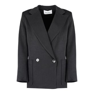 Silvian Heach Blazer Doppiopetto Oversize - - Jackets - Donna - Nero - S