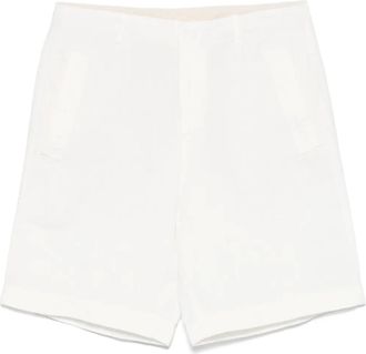 Eleventy Shorts in lino - Bianco