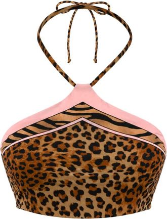 MC2 Saint Barth Sand Leopard Foulard 1921 - Dames - Bikinis - Veelkleurig - S - Badmode
