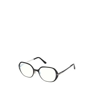 Tom Ford Glasses, female, Black, Size: 52 MM Oval Frame Glasses