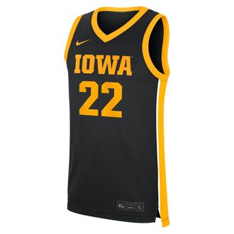 Nike Caitlin Clark Iowa Unisex Nike Mens Dri-FIT College Womens Basketball Replica Jersey in Black | WBNJ0E0IJ22-UZR