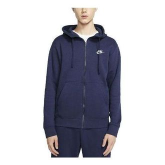 Nike Sportswear Club Full-Zip Fleece Jackets Blue BV2645-410