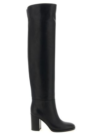 Gianvito Rossi Black Calfskin Over The Womens Knee