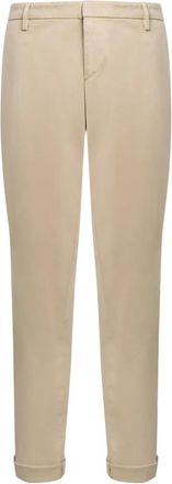 Dondup cuffed trousers - Neutrals