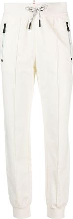 Moncler Daynamic track pants - women - Cotton - M - Neutrals