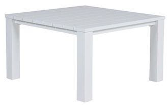 BLOOMINGLOFT Lounge- & Dining Tisch Plaza 120 x 120 cm - Weiss Matt