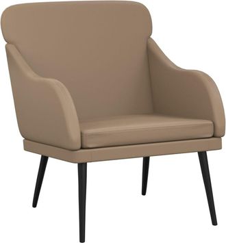 vidaXL Sill&oacute;n De Cuero Sint&eacute;tico Color Capuchino 63x76x80 Cm Vidaxl