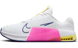 Nike Nike Mens Metcon 9 Sneaker, White Deep Royal Blue Fierce Pink, 8 UK