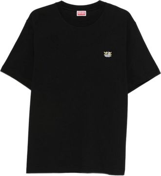 Kenzo Wild Tiger Geborduurd T-shirt - Heren - T-shirts - Zwart - M - Katoen - Tops