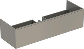 Keramag Geberit Xeno 2 Mueble Bajo Lavabo, 1395x350x473 Mm, 2 Cajones