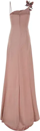 Blumarine Viscose-Blend Evening Dress - Pink