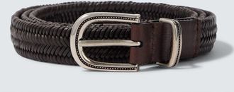 Brunello Cucinelli Woven leather belt